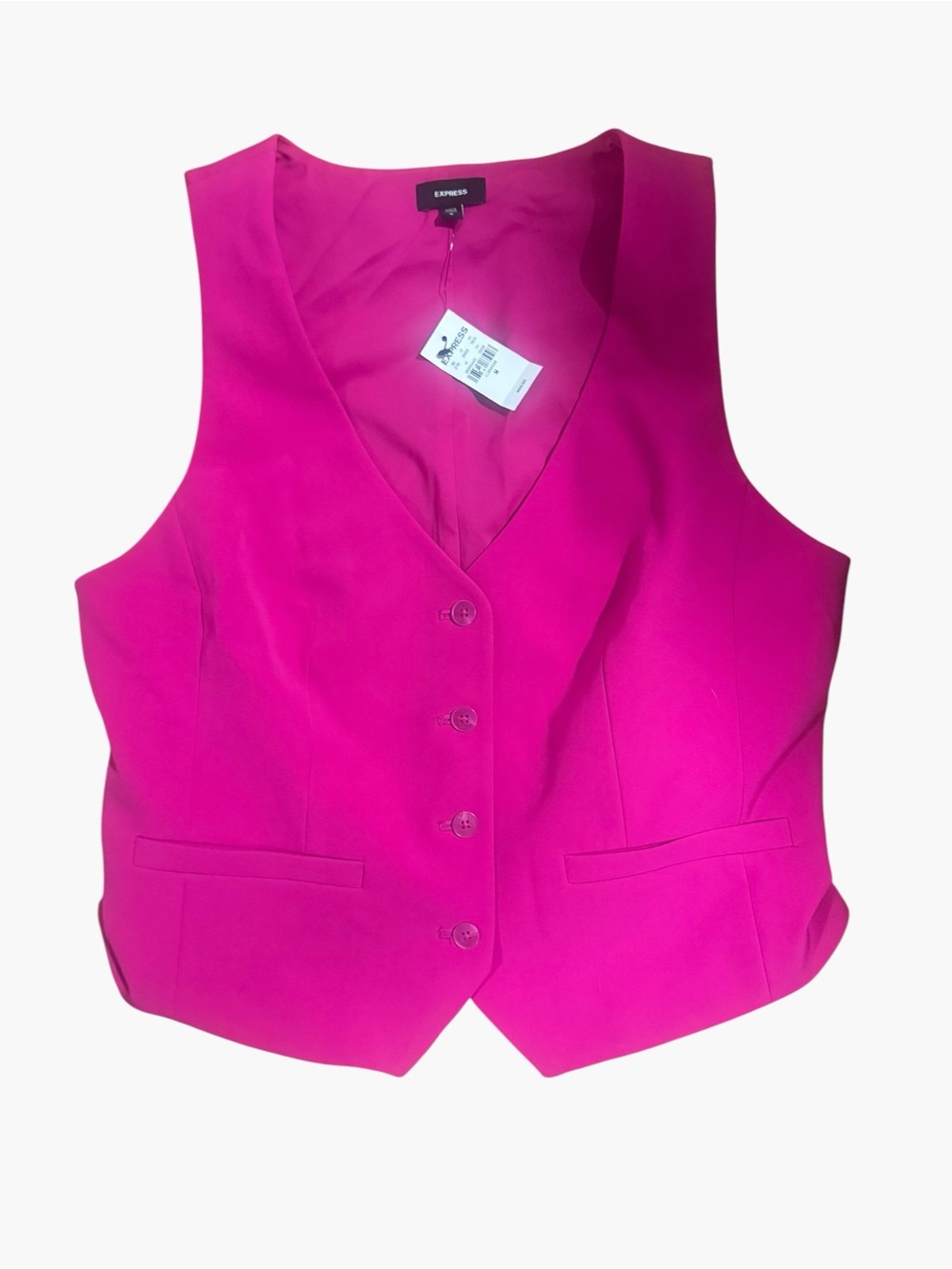 NWT - Express Hot Pink Vest - EXPRESS